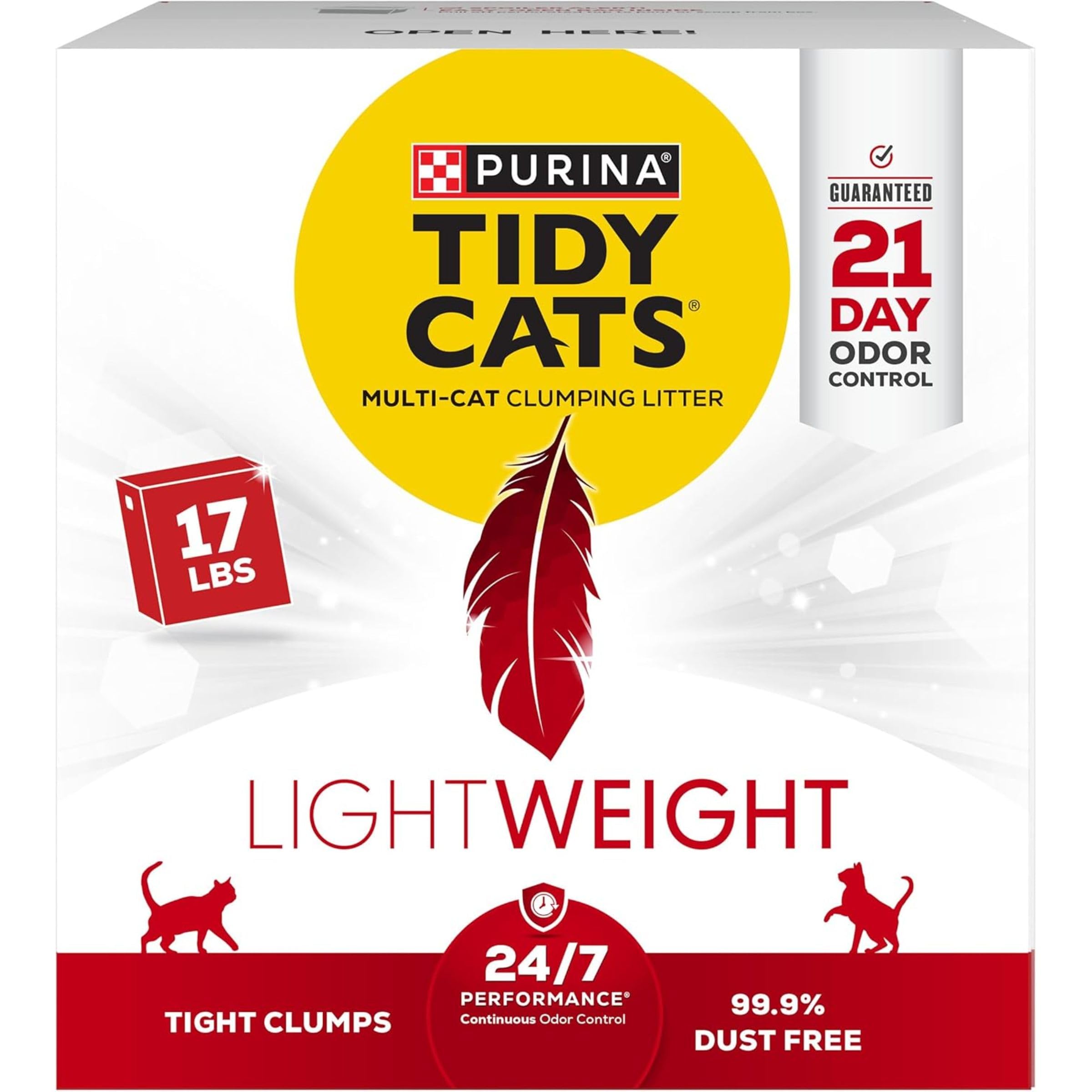 Amazon.com : Purina Tidy Cats LightWeight 24/7 Performance Odor